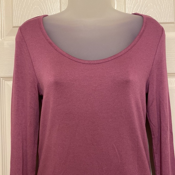 Vince Long Sleeve Scoop Neck Shirt - Picture 5 of 9